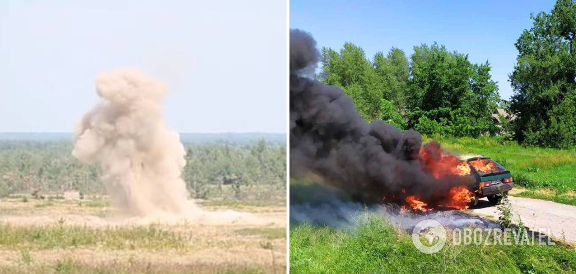 На Херсонщині авто підірвалося на ворожій міні