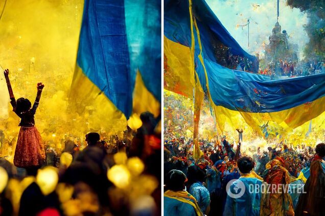 Нейросеть Midjourney показала, как видит победу Украины в войне против России. Впечатляющие фото