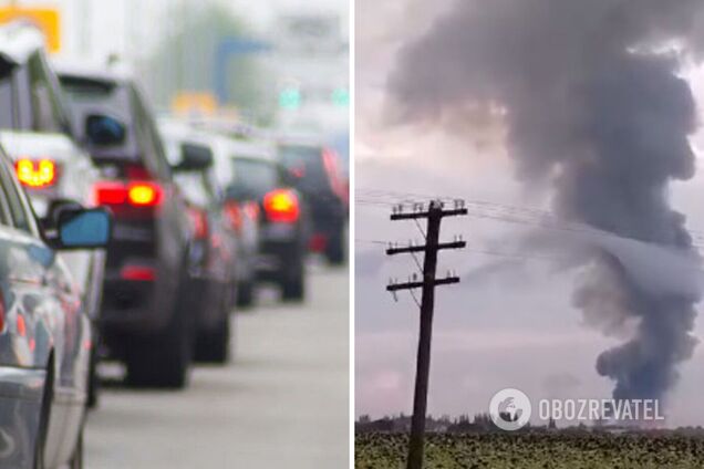 Після вибухів у Криму утворилися затори на виїзд із півострова
