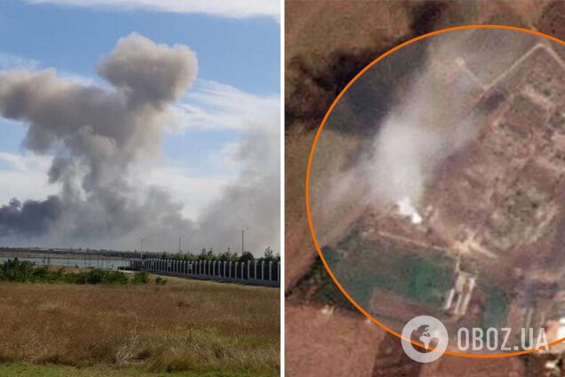 З’явилися перші супутникові знімки російської бази неподалік Джанкоя, де сталася чергова 'бавовна'