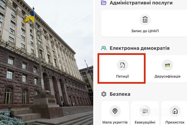 Это третий инструмент электронной демократии в приложении