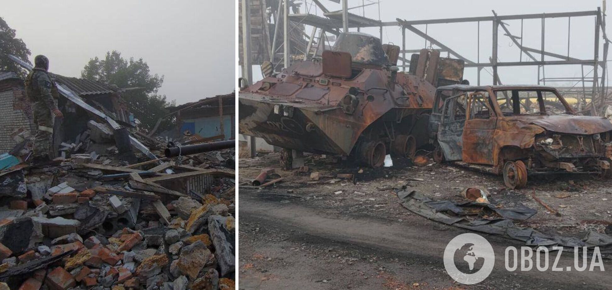 В Новой Каховке 'денацифицировали' базу оккупантов. Фото и видео последствий ударов ВСУ