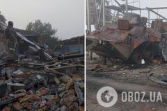 У Новій Каховці 'денацифікували' базу окупантів. Фото і відео наслідків ударів ЗСУ