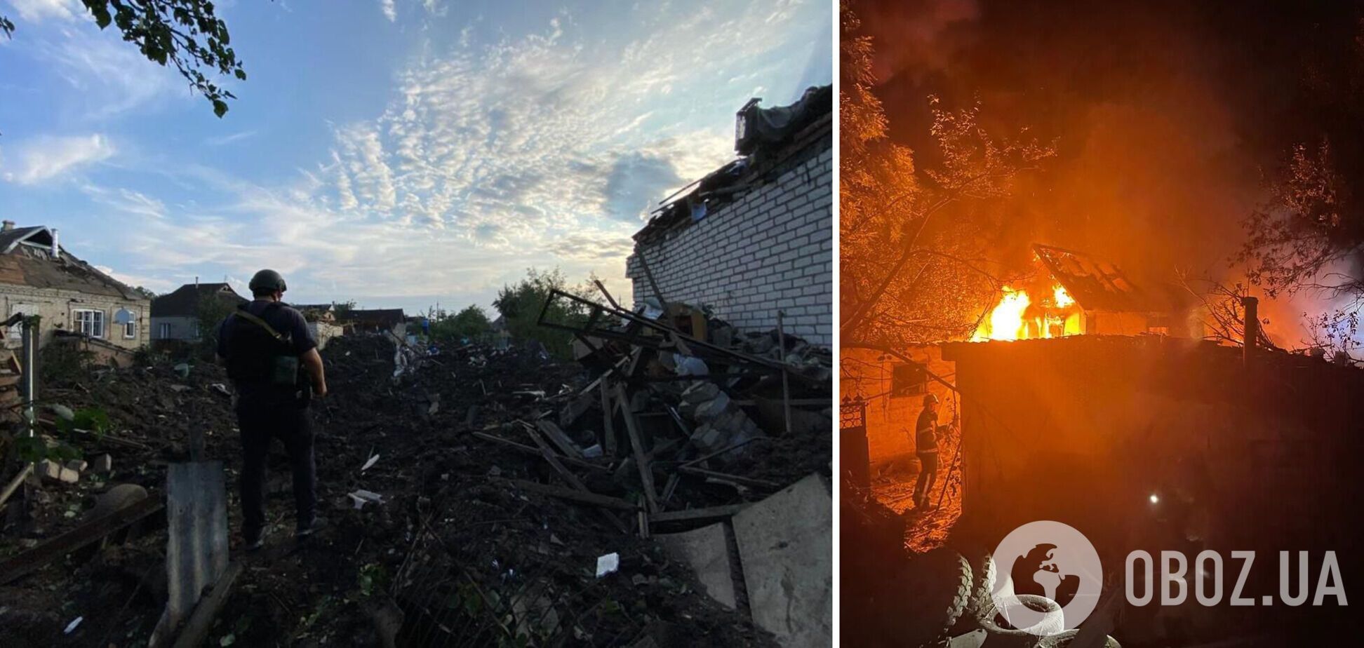 Оккупанты ударили по частному дому в Торецке: ранена семья с ребенком. Фото