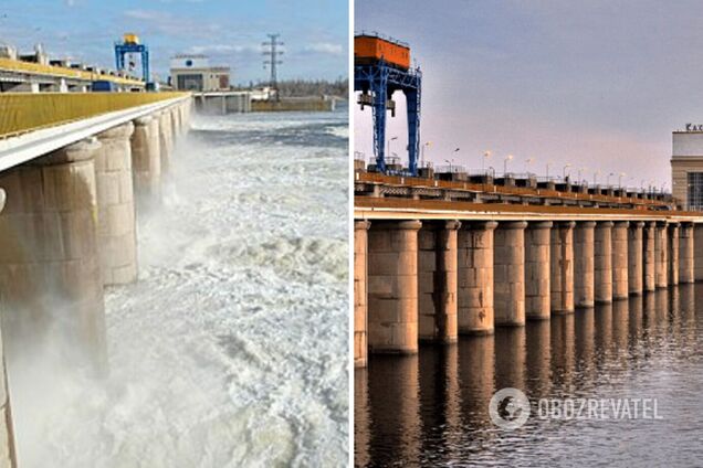 Оккупанты восстановили мост на дамбе Каховской ГЭС
