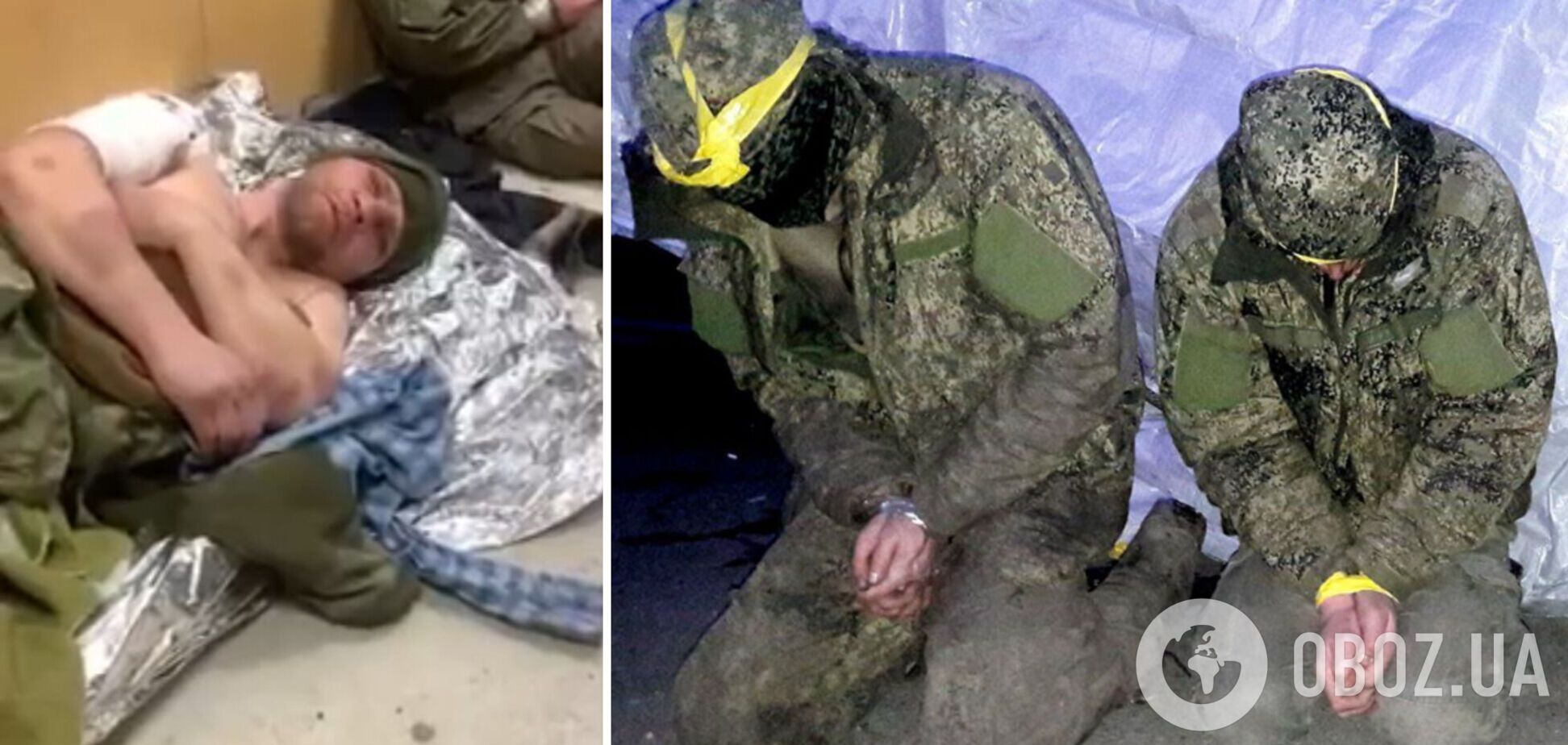 Защитники Украины захватили в плен группу оккупантов: среди них – наемник из ЧВК. Видео