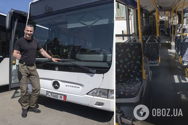 Кличко передал 'Киевпасстрансу' 19 автобусов, полученных от немецких партнеров: уже скоро выйдут на маршруты. Фото