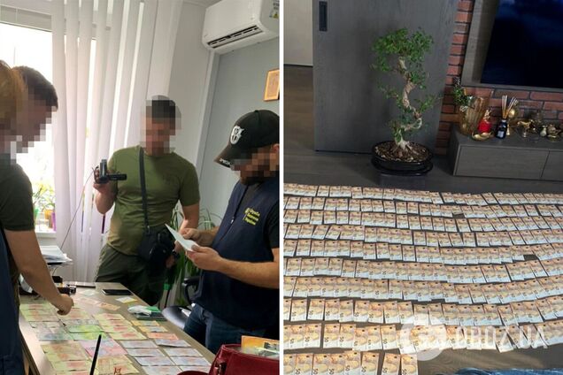 Во Львове чиновница организовала схему выезда за границу военнообязанных: во время обысков СБУ обнаружила 8 млн гривен наличных. Фото