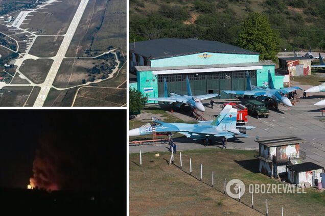 На аеродромі 'Бельбек' пролунали сильні вибухи