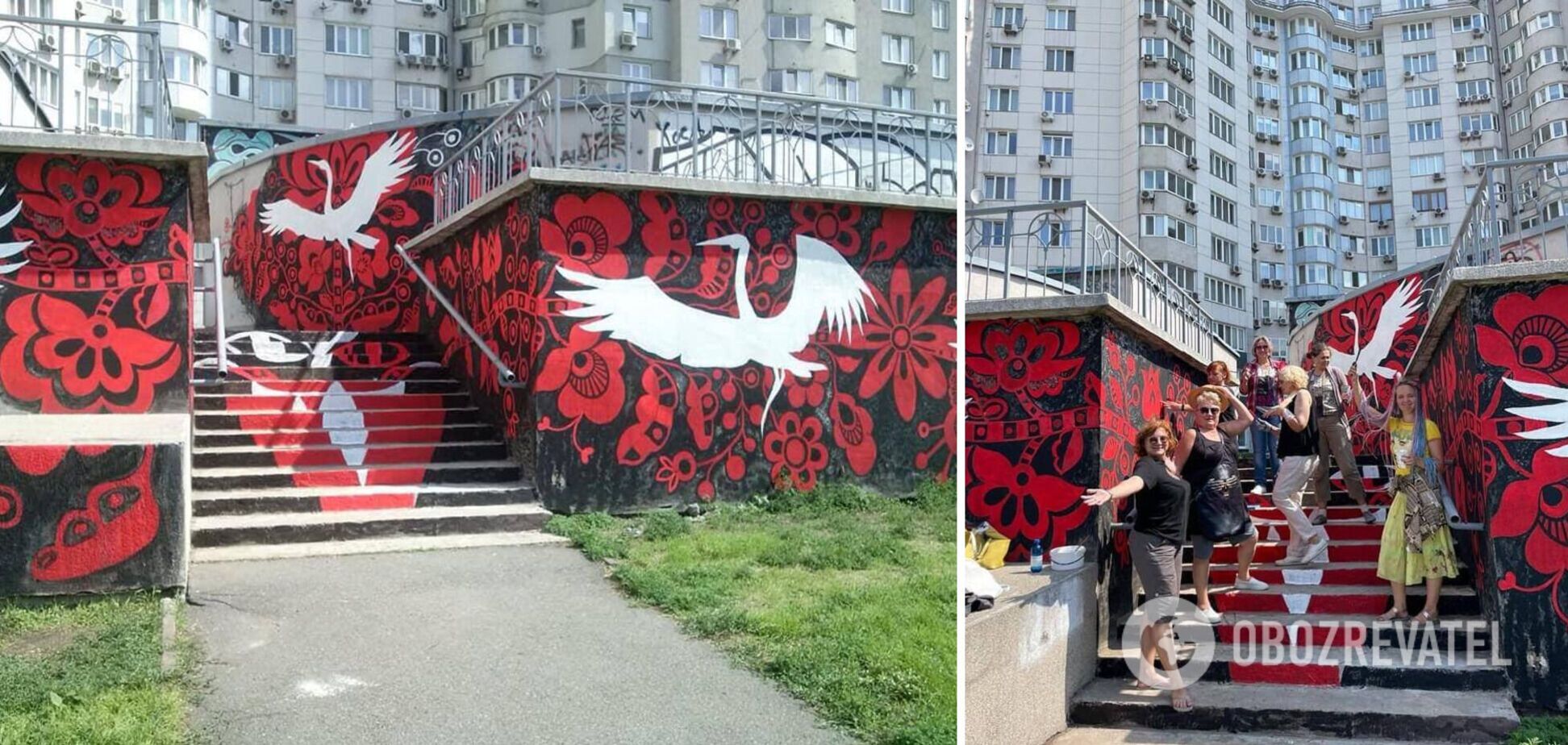 В Дарницком районе появился новый мурал