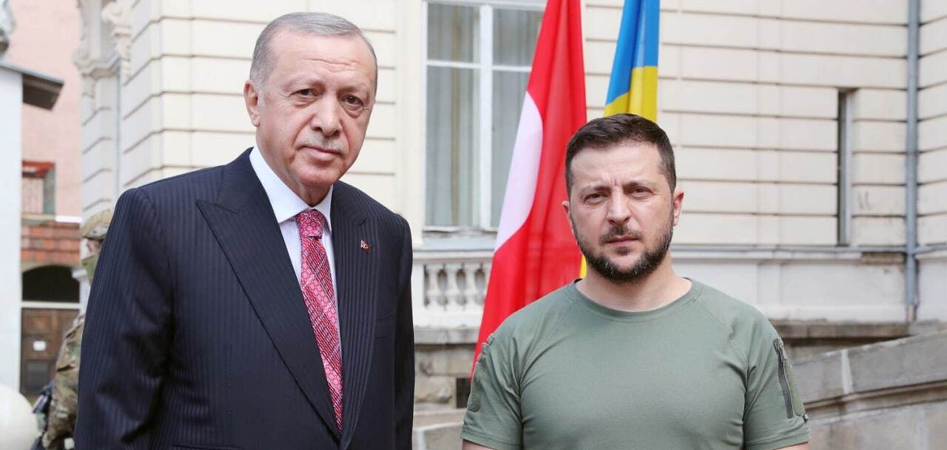 Появились первые кадры со встречи Зеленского и Эрдогана во Львове. Фото и видео