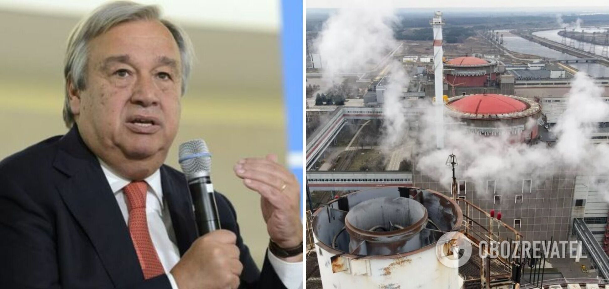 Гутерреш призвал Россию не отключать Запорожскую АЭС от электросетей Украины — AFP