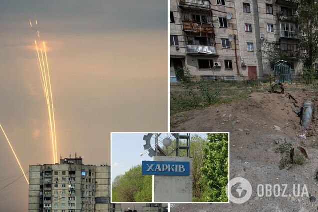 Росія знову вдарила ракетами по Харкову: спалахнула пожежа, є жертва. Фото і відео