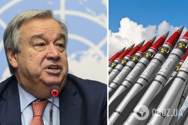 Генсек ООН призвал мир полностью уничтожить ядерное оружие: риски достигли критического уровня