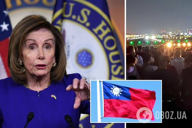 Літак з Ненсі Пелосі сів на Тайвані: ми є свідками початку занепаду диктатур