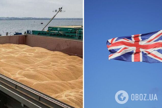 Британия поможет отслеживать украденное украинское зерно