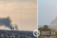 В Чернобаевке 'бавовна': после взрывов в небо поднялся черный дым, оккупанты заявили о работе ПВО. Фото и видео