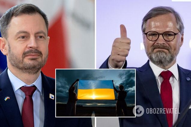 'Не хотим, чтобы Россия стала нашей соседкой': премьеры Словакии и Чехии выступили в поддержку Украины