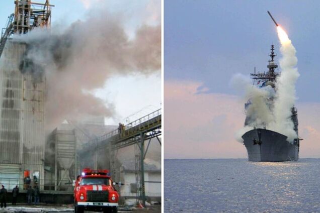 Росія нанесла ракетний удар по Одещині, влучила у зерносховище