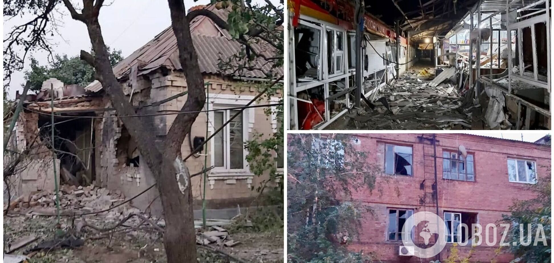 Войска РФ обстреляли жилые кварталы Никополя, есть разрушения: четыре человека ранены. Фото