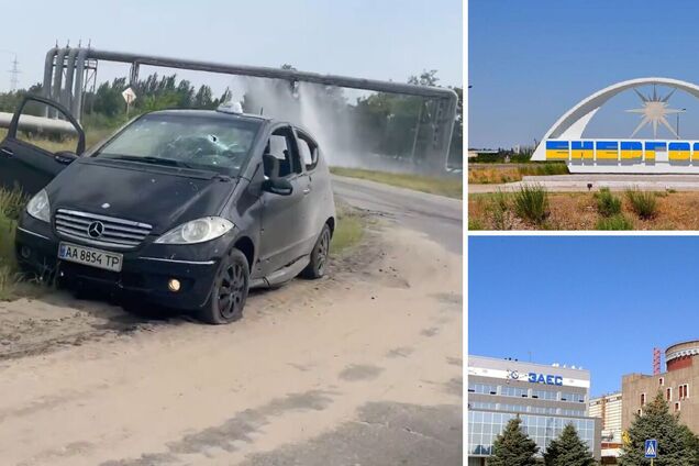 В Энергодаре российские военные в упор расстреляли автомобиль с водителем