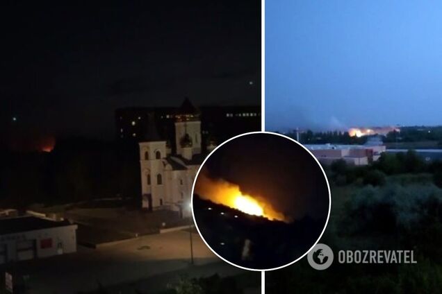 В окупованому Донецьку нова 'бавовна', детонують боєприпаси загарбників. Відео