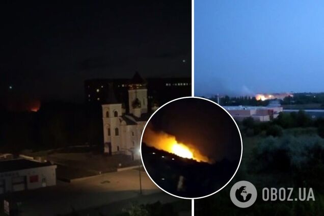 В оккупированном Донецке новая 'бавовна', детонируют боеприпасы захватчиков. Видео