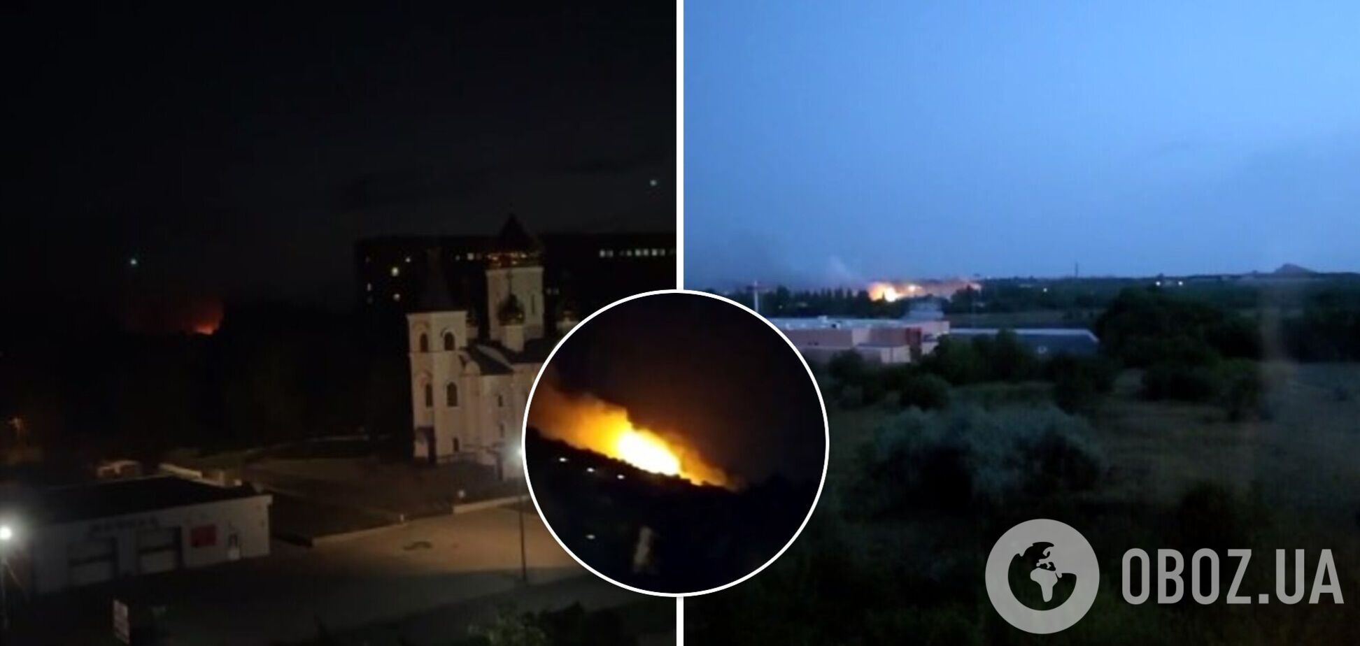 В оккупированном Донецке новая 'бавовна', детонируют боеприпасы захватчиков. Видео