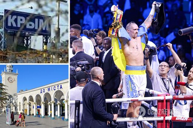 'Крикни: Сімферополь': Усик після перемоги над Джошуа заявив з рингу, що Крим – це Україна. Відео