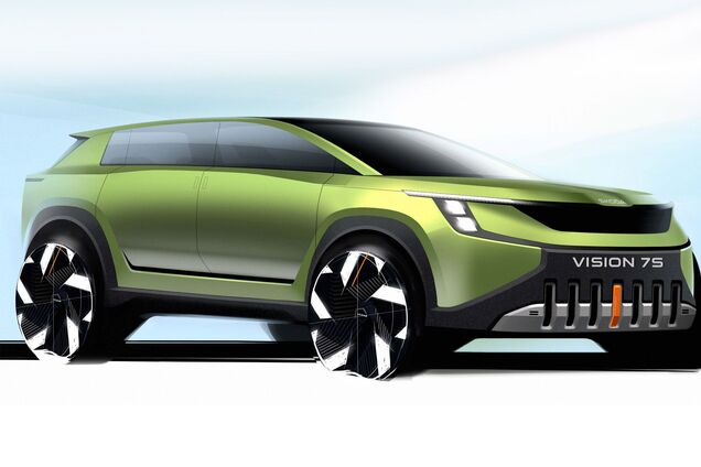 Skoda показала проєкт кросовера Vision 7S