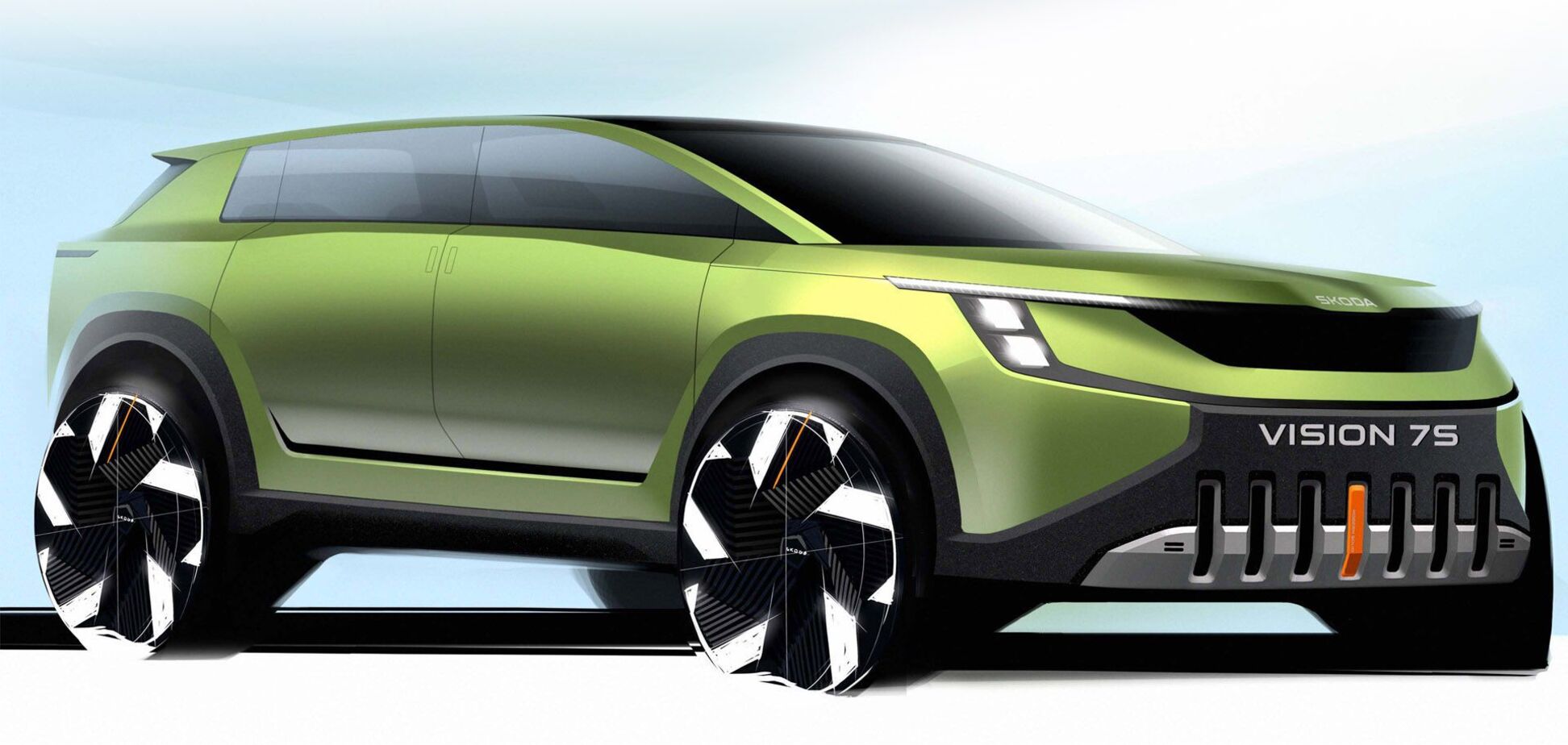 Skoda показала проєкт кросовера Vision 7S