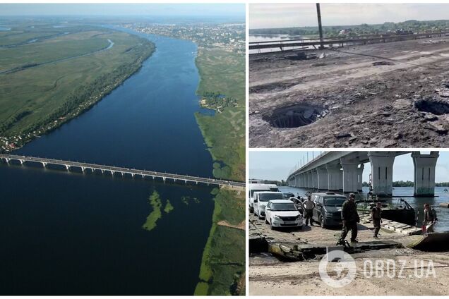 Разведка Британии дала прогноз, спасет ли оккупантов 'альтернативный' мост вплотную к Антоновскому