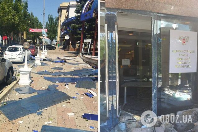 В окупованому Донецьку повідомили про загиблих і поранених унаслідок обстрілу 'адміністрації' Пушиліна