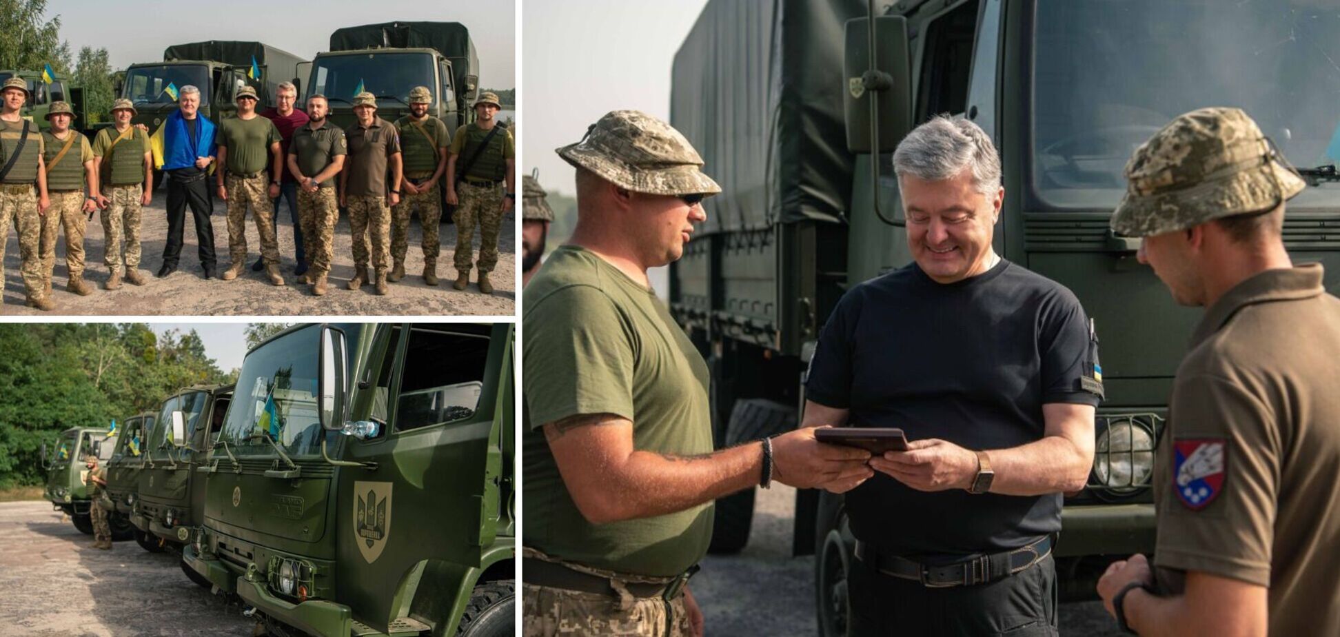 Грузовики разлетаются, как горячие пирожки, – Порошенко передал партию Leyland DAF бригаде ДШВ