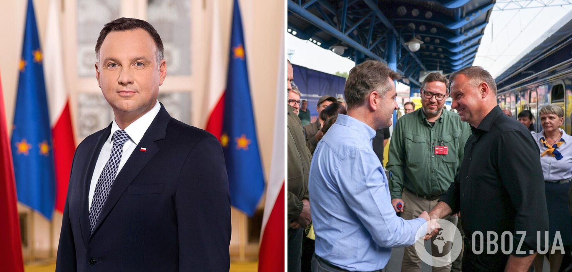 Дуда прибыл с визитом в Киев и провел встречу с Зеленским. Фото и видео