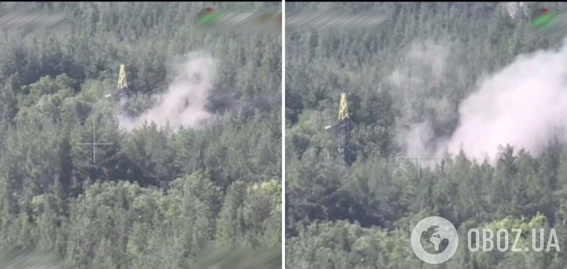 Під Слов'янськом ЗСУ знищили вежу окупантів