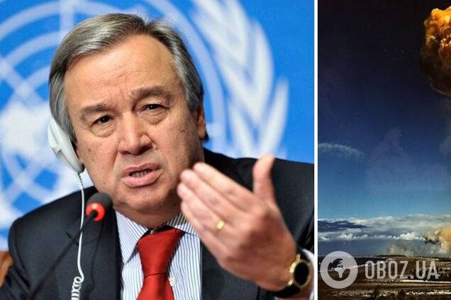 Генсек ООН выступил с призывом прекратить бряцать ядерным оружием, но РФ не назвал