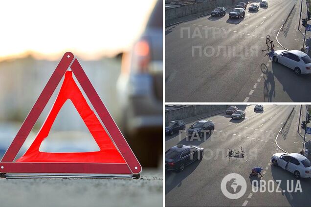Аварія сталася, коли велосипедист їхав переходом