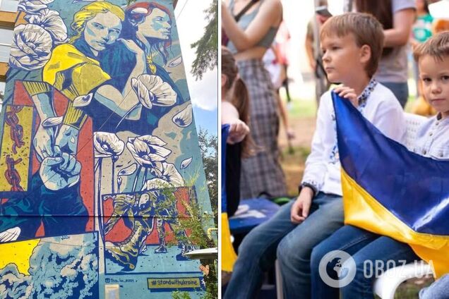 Stand with Ukraine: в Румынии открыли патриотический мурал, напоминающий об украинской борьбе против агрессора. Фото
