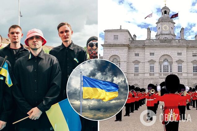 Оркестр шотландской гвардии исполнил Stefania ко Дню Независимости Украины. Видео