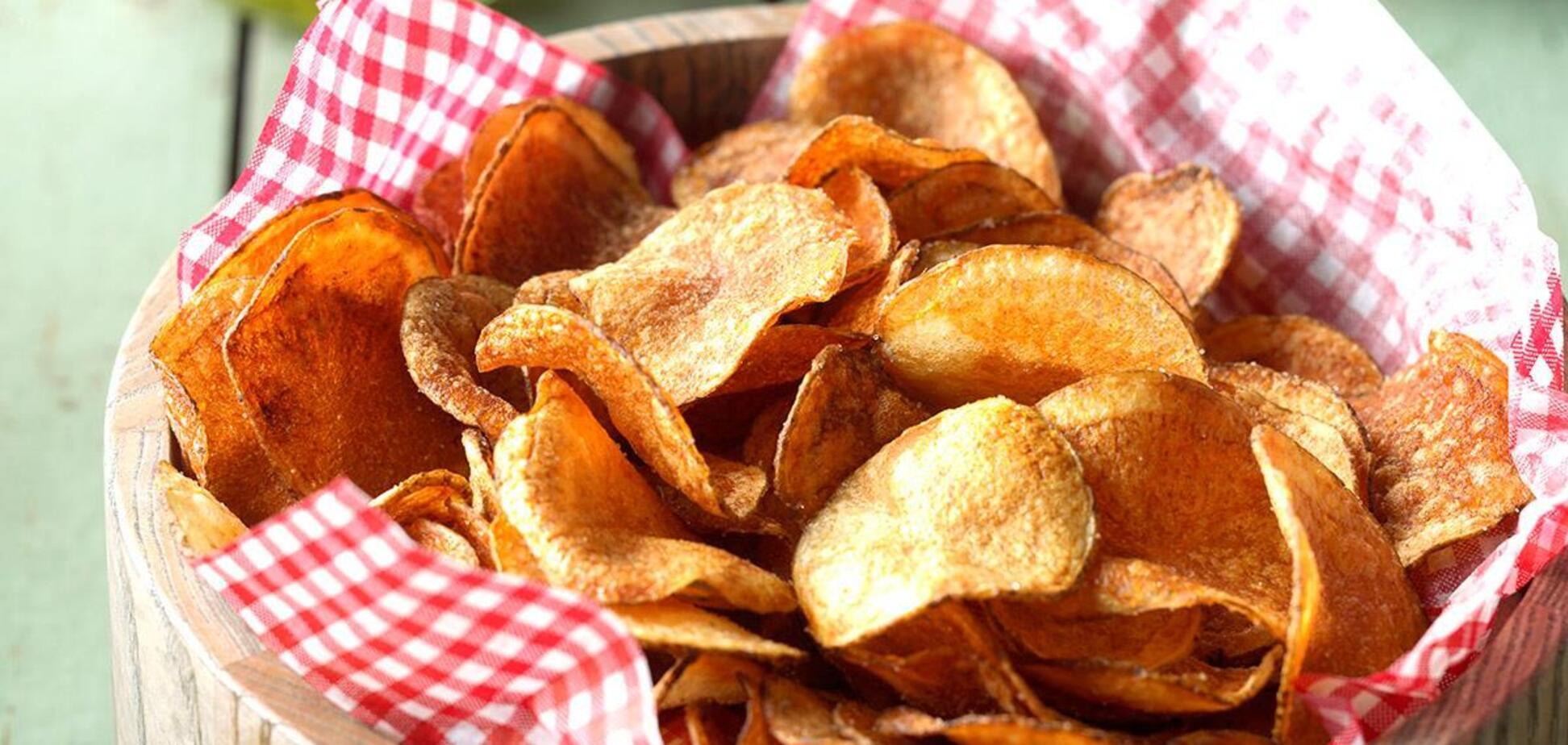 Полезные картофельные чипсы: как сделать в домашних условиях