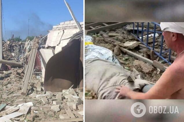 'Вот мой сынок лежит': как отец оплакивал убитого ударом ракеты 11-летнего ребенка в Чаплино. Видео