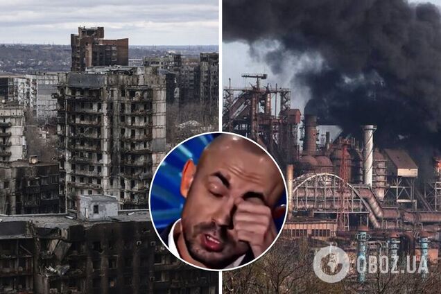 Бедняков не сдержал слез, вспоминая родной Мариуполь и покойную маму. Речь ведущего тронула украинцев