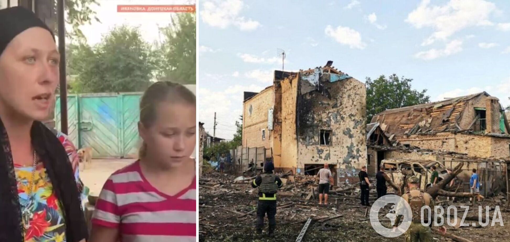 Зробили дитину сиротою: мешканка Донеччини розповіла, як російські окупанти 'звільняли' їх від нормального життя і дому. Відео