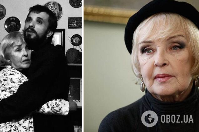 'Мне страшно, я плачу': Ада Роговцева показала внука, защищающего Украину на передовой