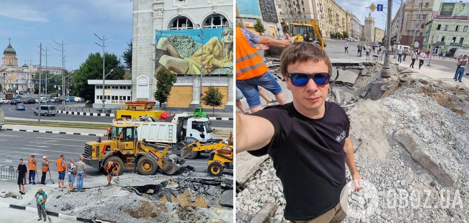 'Непобедимый!' Комаров показал последствия мощных 'прилетов' в Харькове. Фото