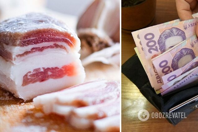 В Украине значительно подорожало сало