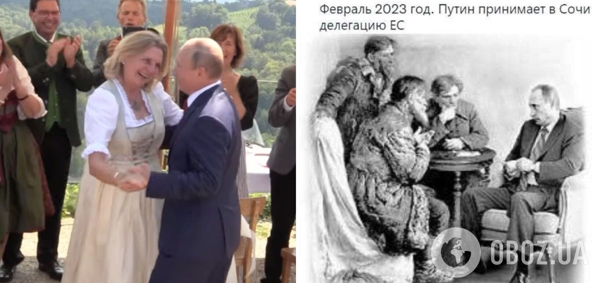 Ексглава МЗС Австрії, на весілля якої приїжджав Путін, 'прогнулася' перед РФ: пост викликав хвилю гніву