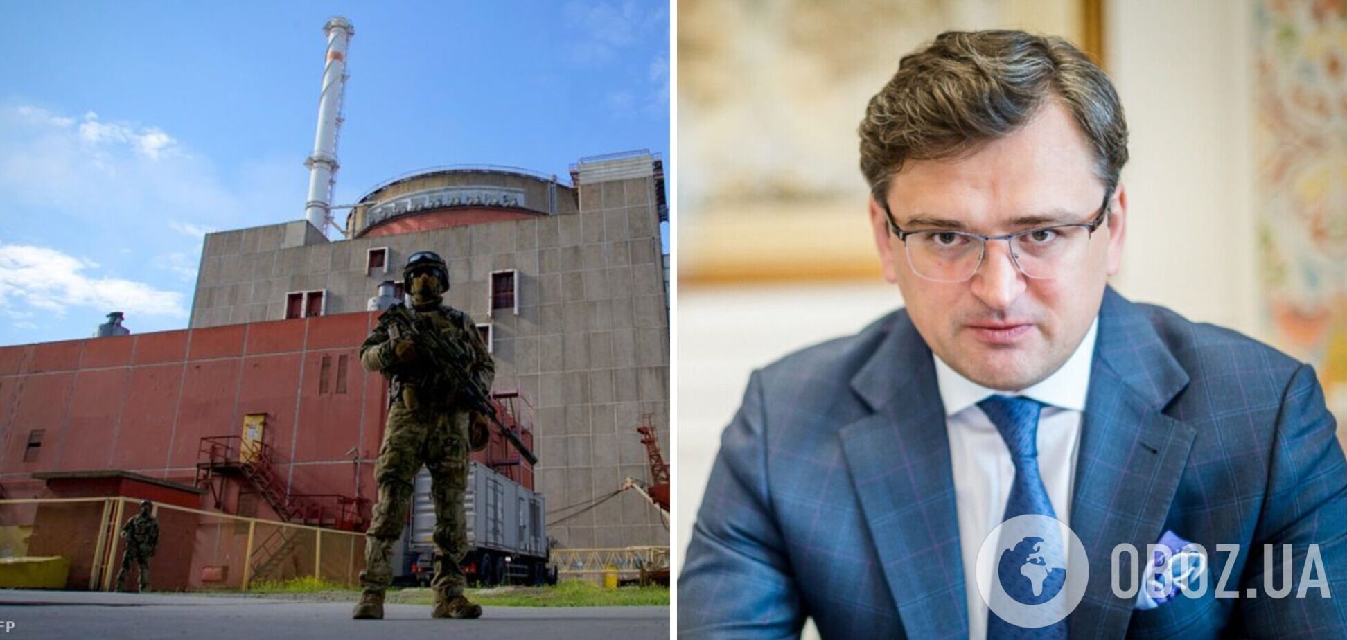 Оккупанты превратили Запорожскую АЭС в военную базу, поставив под угрозу весь континент, – Кулеба