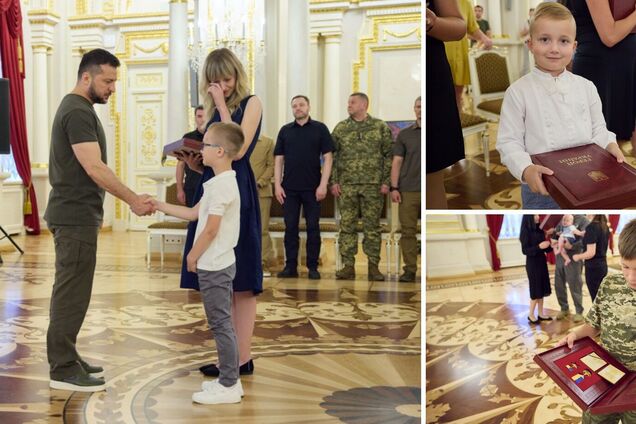 Зеленский вручил ордена 'Золотая Звезда' семьям погибших Героев Украины